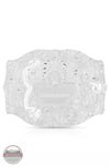 Montana Silversmith 43810S-771 Cracked Earth Monochrome Longhorn Buckle Back View