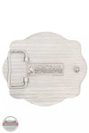 Montana Silversmiths A886 A-Blaze Filigree Framed Bull Rider Attitude Buckle Back View