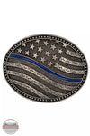 Montana Silversmiths A967TBL In Blue Attitude Buckle Front View