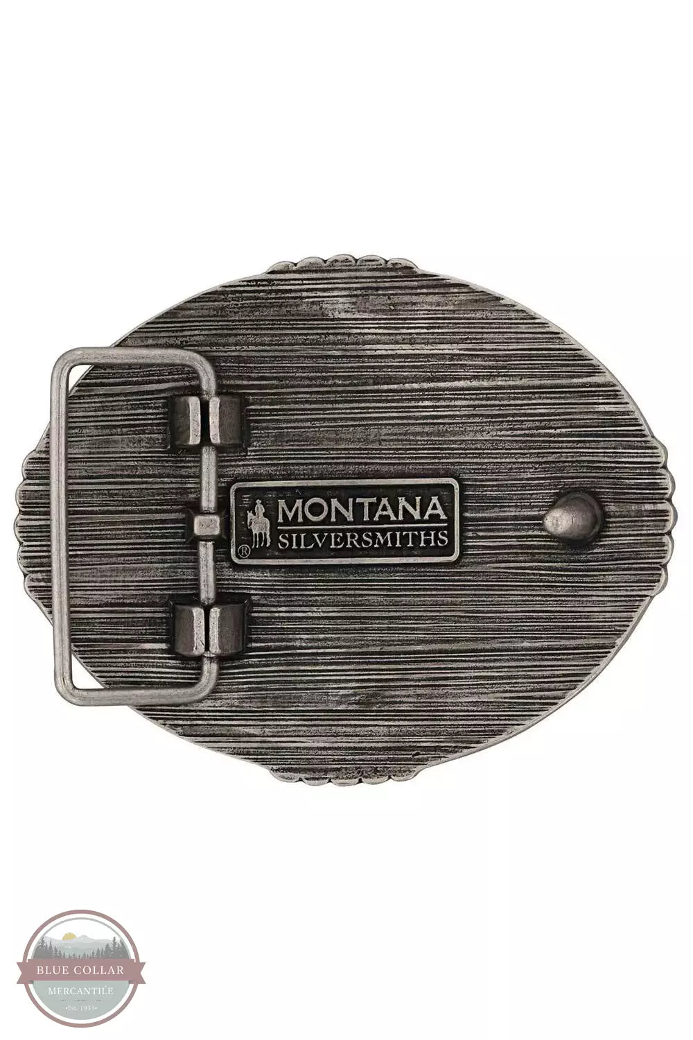 Montana Silversmiths A988S Sunrise Bronc Attitude Buckle Back View