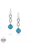 Montana Silversmiths ER5502 Infinite Sky Turquoise Earrings Front View