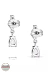 Montana Silversmiths ER5772 Elegant Harmony White Opal Earrings Back View