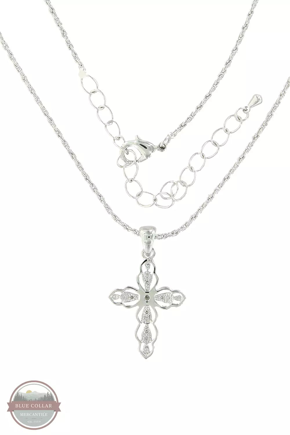 Montana Silversmiths NC3978RG Against the Light Cross Necklace Back View
