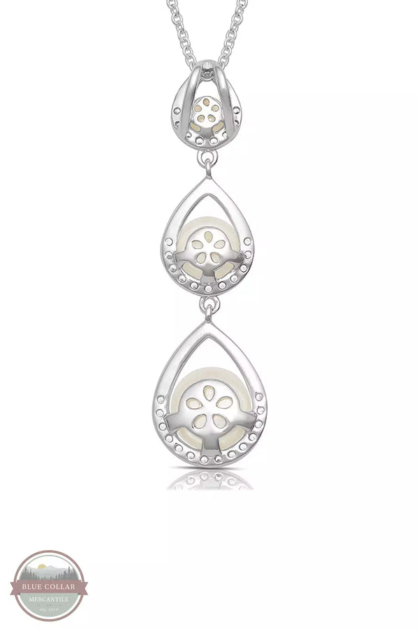 Montana Silversmiths NC4812 Perfect Pearl Teardrop Necklace Back View
