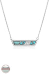 Montana Silversmiths NC5481 High Noon Cobblestone Bar Necklace front view