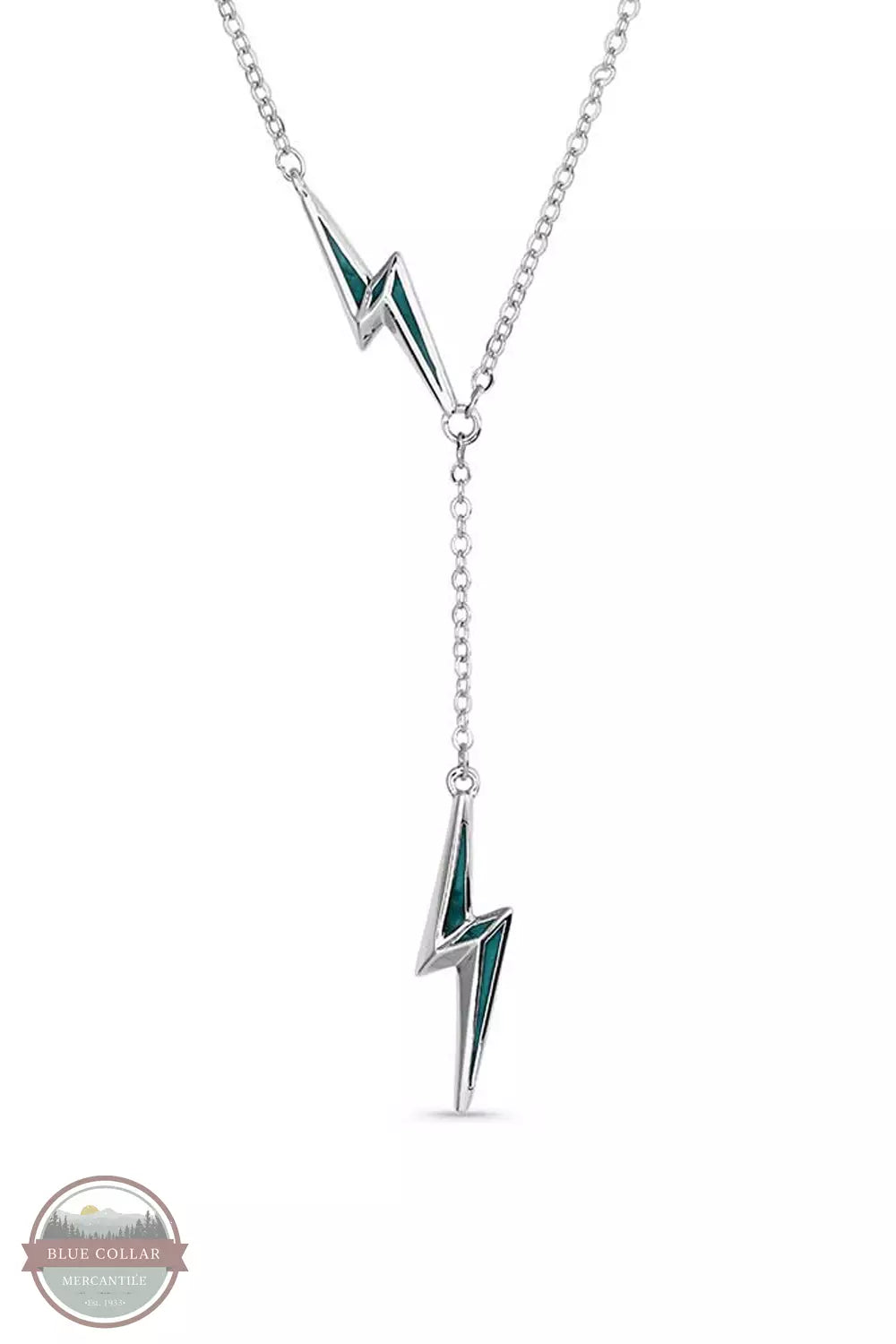 Montana Silversmiths NC5691 Electrifying Lightning Bolt Necklace Front View
