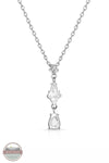 Montana Silversmiths NC5772 Elegant Harmony White Opal Necklace Back View