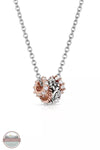 Montana Silversmiths NC5784 Wildflower Elegance Ring Necklace Back View