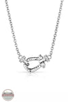 Montana Silversmiths NC5824 Ride in Style Crystal Necklace Back View