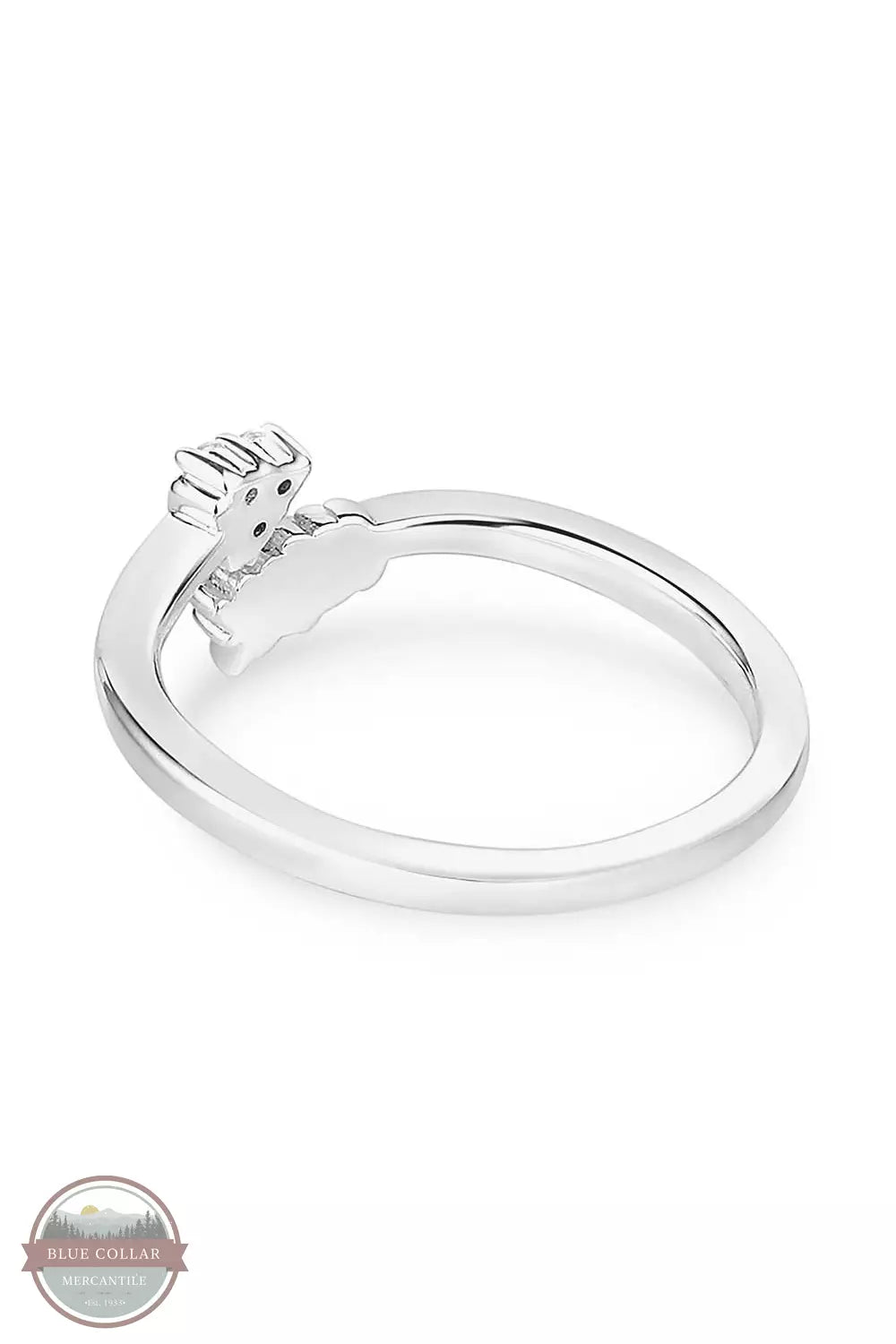 Montana Silversmiths RG5811 Decisive Arrow Crystal Wrap Ring Underside View