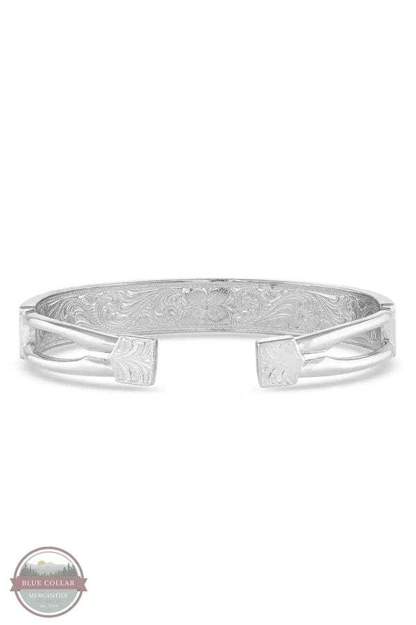Montana Silversmiths WBC5093 Wrangler Legends Denim Mosaic Cuff Bracelet Underside View