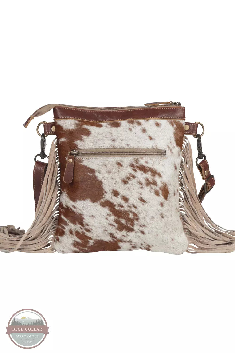Myra Bag S-4379 Eunoia Leather & Hairon Bag Back View