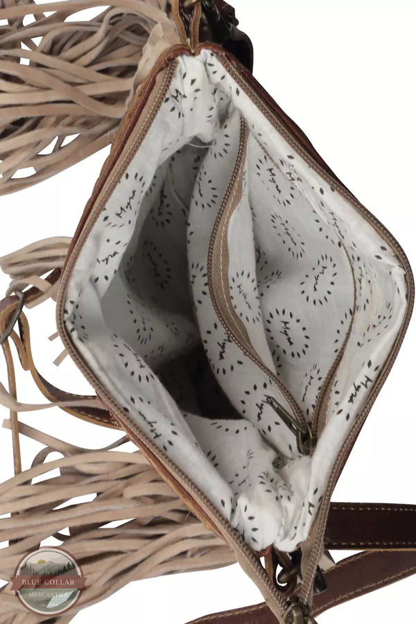 Myra Bag S-4379 Eunoia Leather & Hairon Bag Inside View