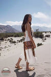 Myra Bag S-5637 Olive Cubes Small Crossbody Bag Life View