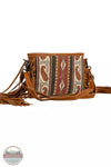 Myra Bag S-6735 Mojave Paisley Fringed Small Crossbody Bag Profile View