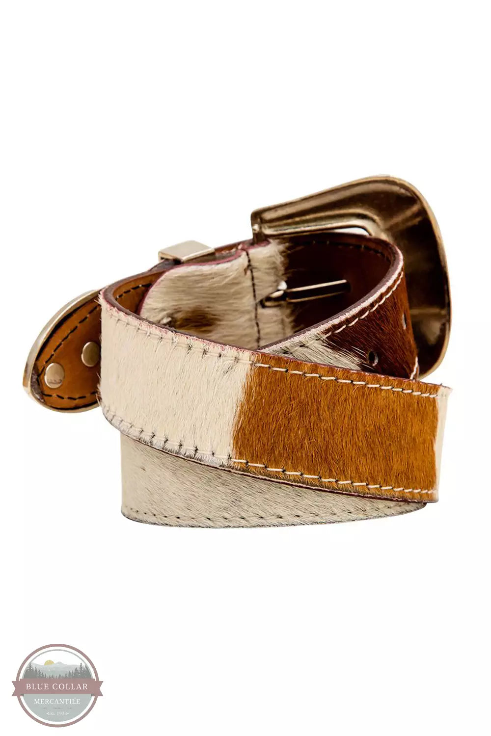 Myra Bag S-6883 Whoop Hairon Leather Belt Back View