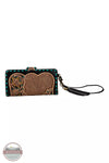 Myra Bag S-7482 Santa Fe Hand-Tooled Wristlet Wallet Back View