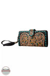 Myra Bag S-7482 Santa Fe Hand-Tooled Wristlet Wallet Profile View