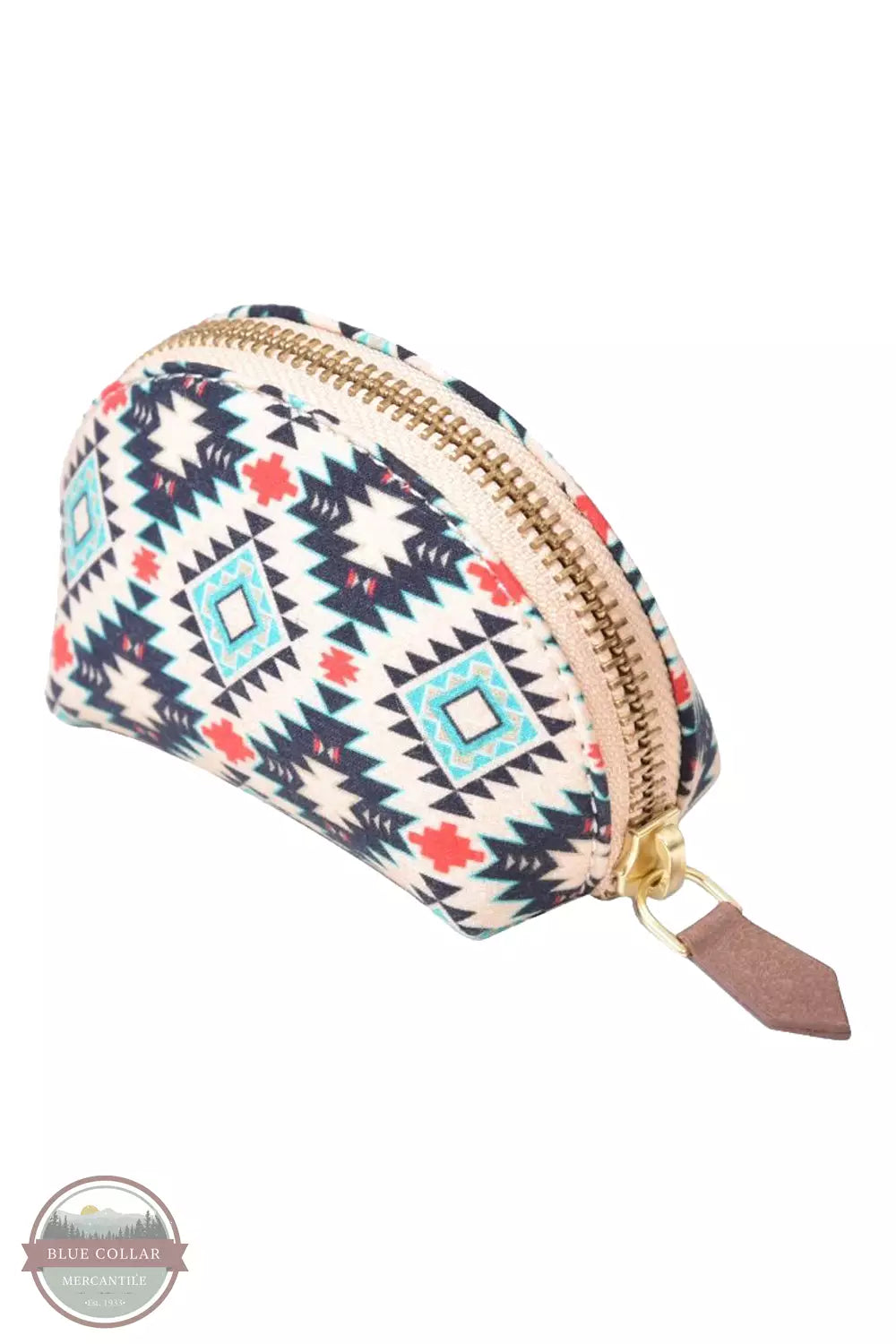 Myra Bag S-7963 Sky Visions Half Round Coin Purse Profile View