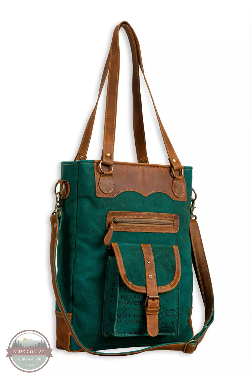 Myra Bag S-8030 Templeton Multipurpose Tote Bag Profile View