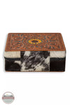 Myra Bag S-8064 Prairie Mound Hand Tooled Jewelry Box Back View