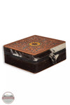 Myra Bag S-8064 Prairie Mound Hand Tooled Jewelry Box Closed View