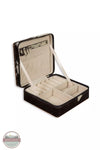 Myra Bag S-8064 Prairie Mound Hand Tooled Jewelry Box Open View
