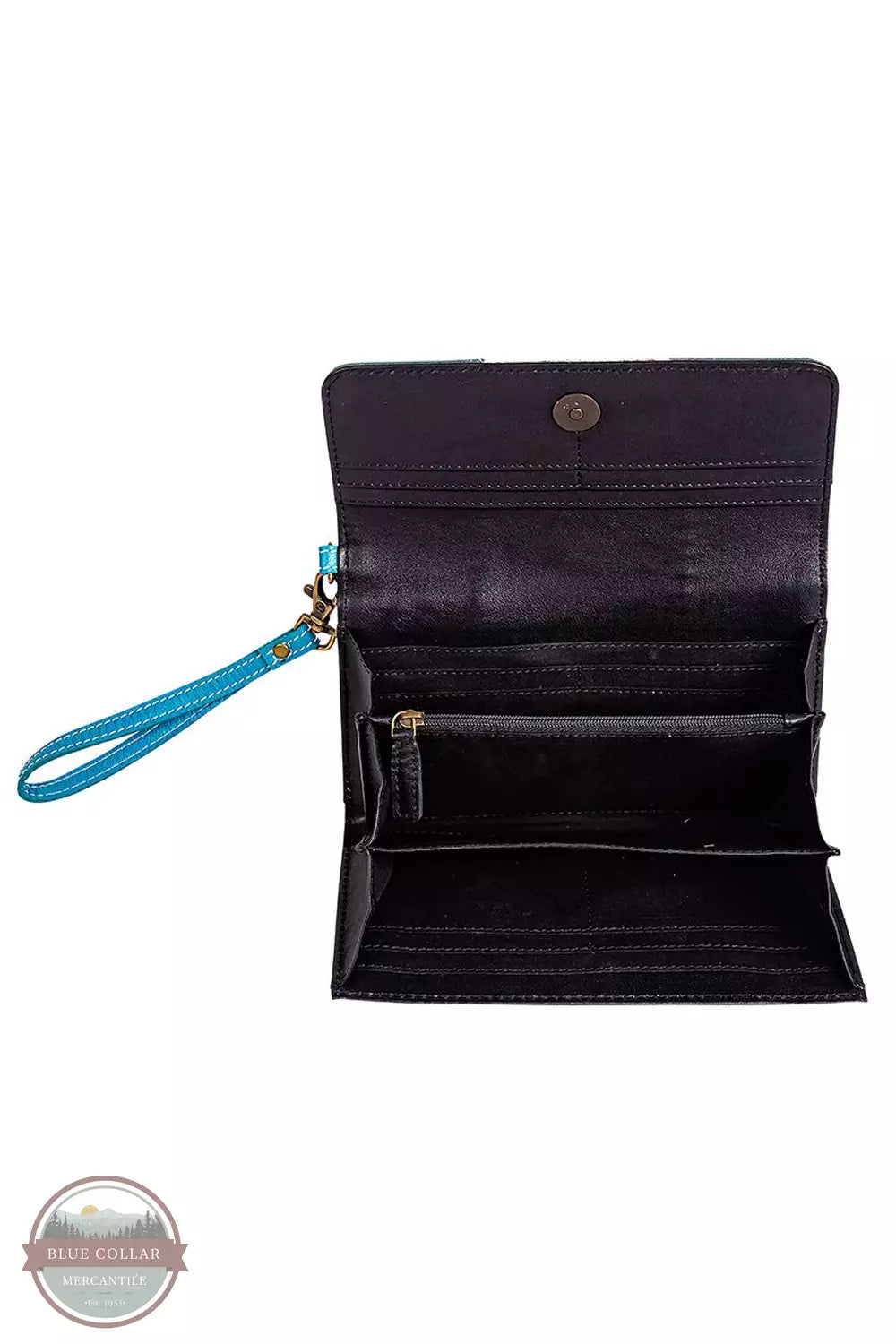 Myra Bag S-9406 Georgia Trails Hand-Tooled Wallet Inside View