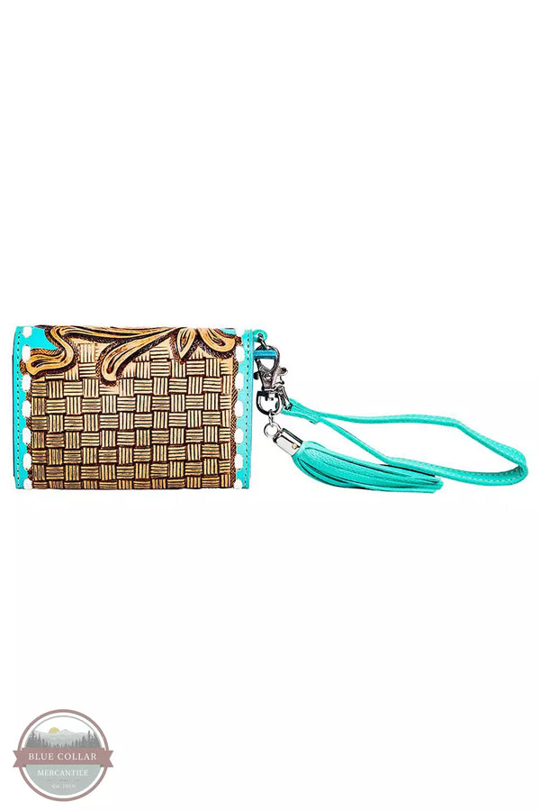 Myra Bag S-9407 Treasure Bloom Hand-Tooled Wallet Back View