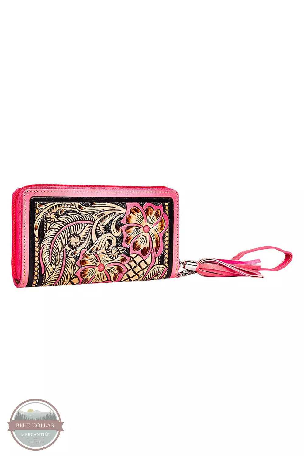 Myra Bag S-9419 Magna Falls Hand-Tooled Wallet Profile View