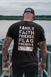 Nine Line 5THINGS-TSTRI 5 Things Tri-Blend Short Sleeve T-Shirt Charcoal Black Life View
