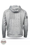 Nine Line PLEDGE-RTG Raglan Tailgater Pledge Hoodie Heather Gray Back View