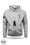 Nine Line PLEDGE-RTG Raglan Tailgater Pledge Hoodie Heather Gray Front View