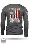 Nine Line STANDV2-LS-HEAVYMETAL Gray I Stand Long Sleeve T-Shirt Back View