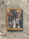 Nocona N54846222 Brown Tri-Fold Wallet Back View
