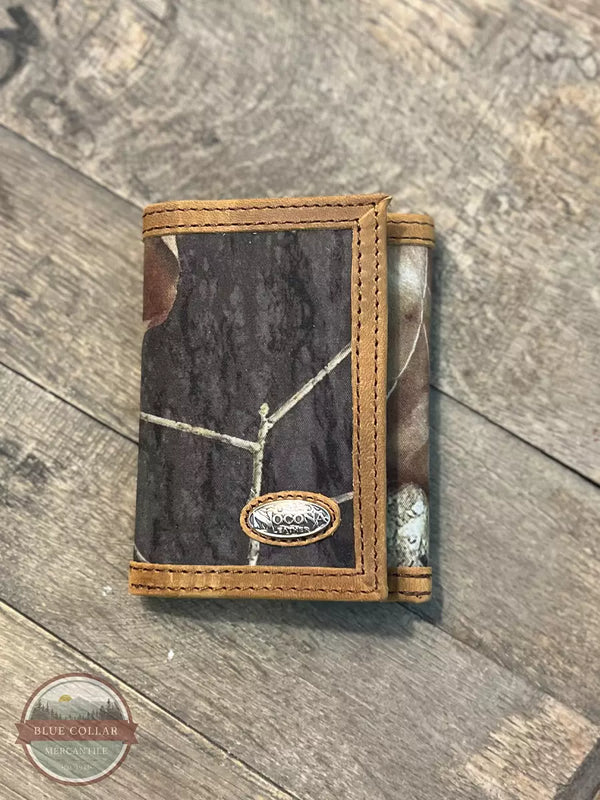 Nocona N54846222 Brown Tri-Fold Wallet Front View