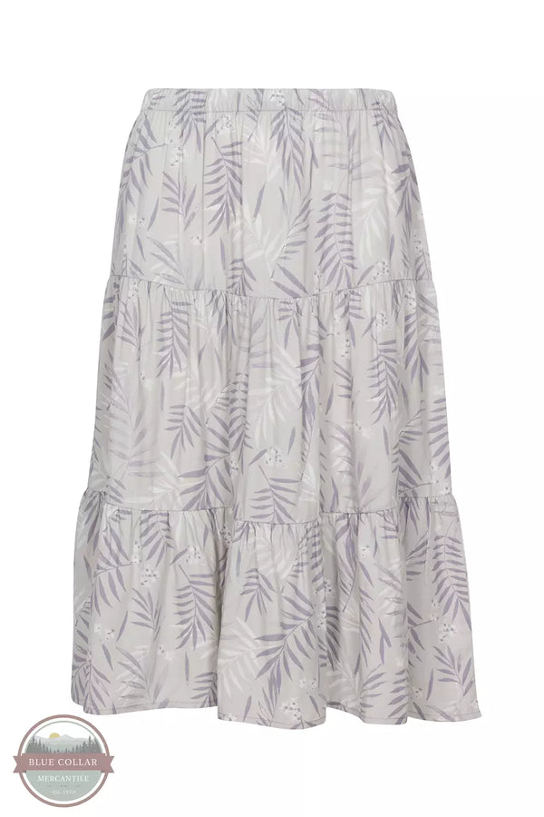 North River NRL7053 Midi Tencel Tiered Skirt Front View