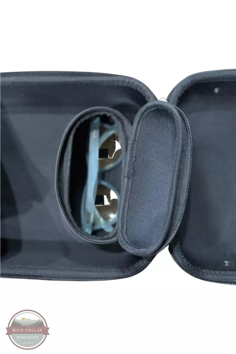 Red Dirt 23228918 Cap Carrier with Aztec Design Sunglasses Holder Inside View