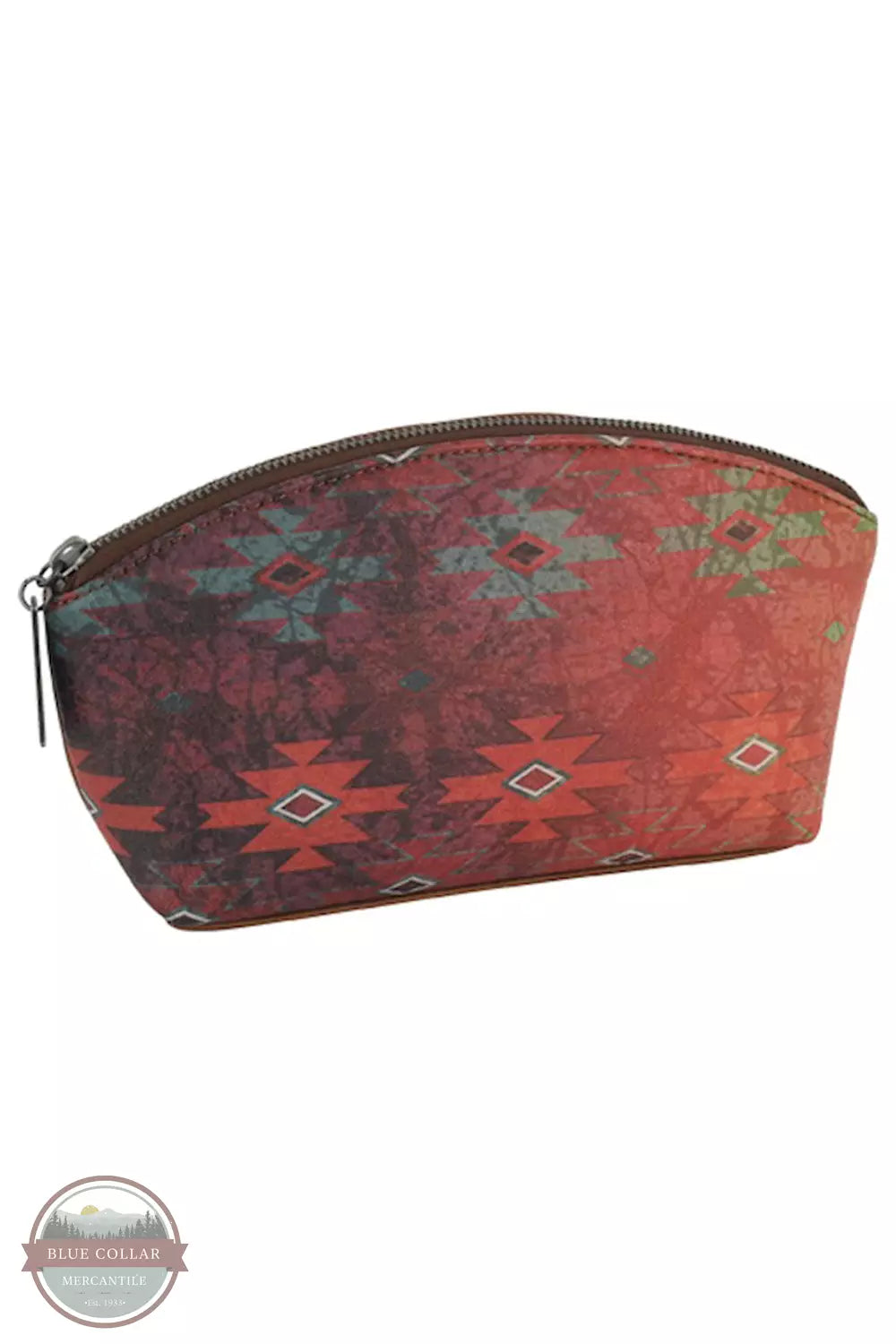 Red Dirt 24098945 Aztec Print Cosmetic Pouch Front View