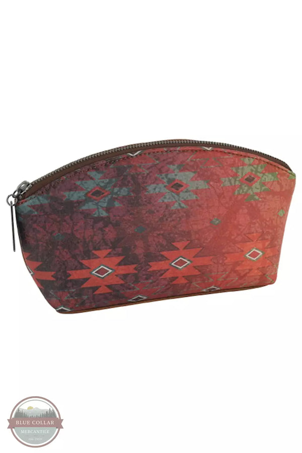Red Dirt 24098945 Aztec Print Cosmetic Pouch Front View
