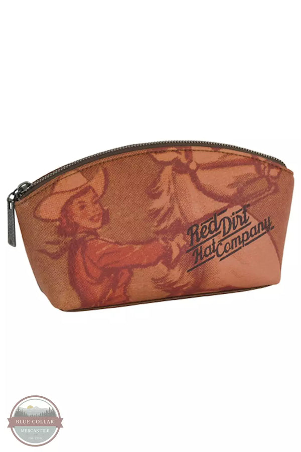 Red Dirt 24099946 Vintage Cowgirl Cosmetic Pouch Front View