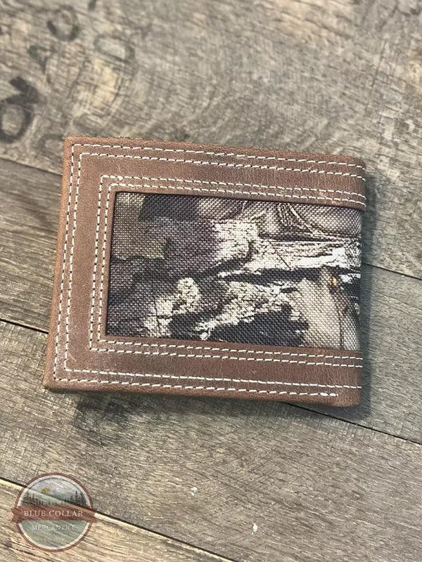 Rogers-Whitley 4062M Bi-Fold Mossy Oak Wallet Back View