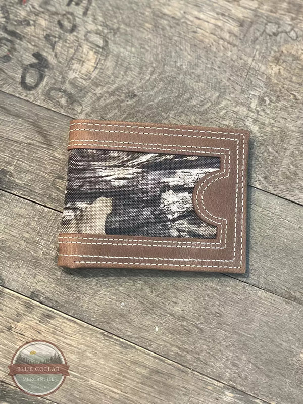 Rogers-Whitley 4062M Bi-Fold Mossy Oak Wallet Front View
