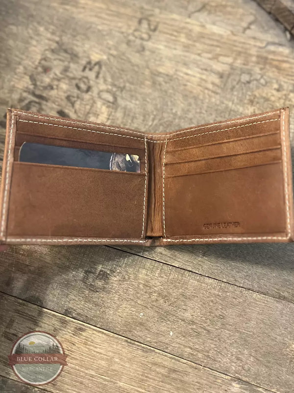 Rogers-Whitley 4062M Bi-Fold Mossy Oak Wallet Inside View