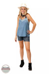 Roper 03-052-0594-0456 BU Cotton Denim Camisole Full View