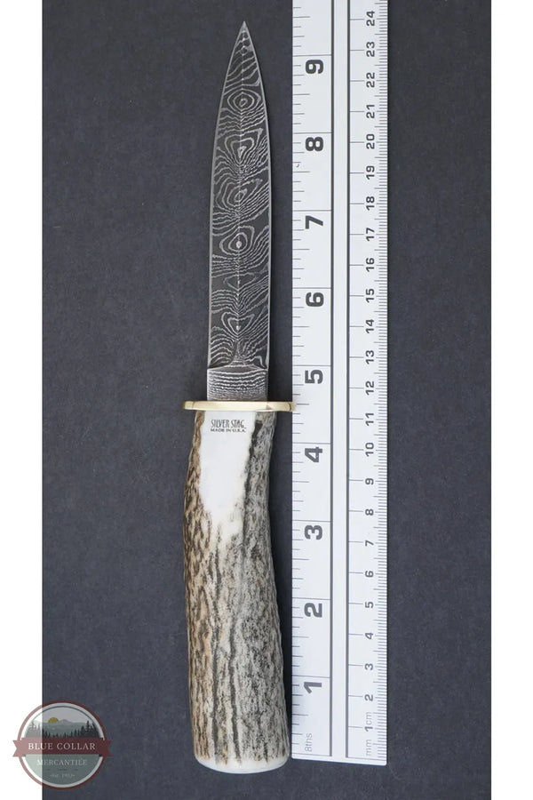 Silver Stag DDG5.0 Damascus Dagger ruler
