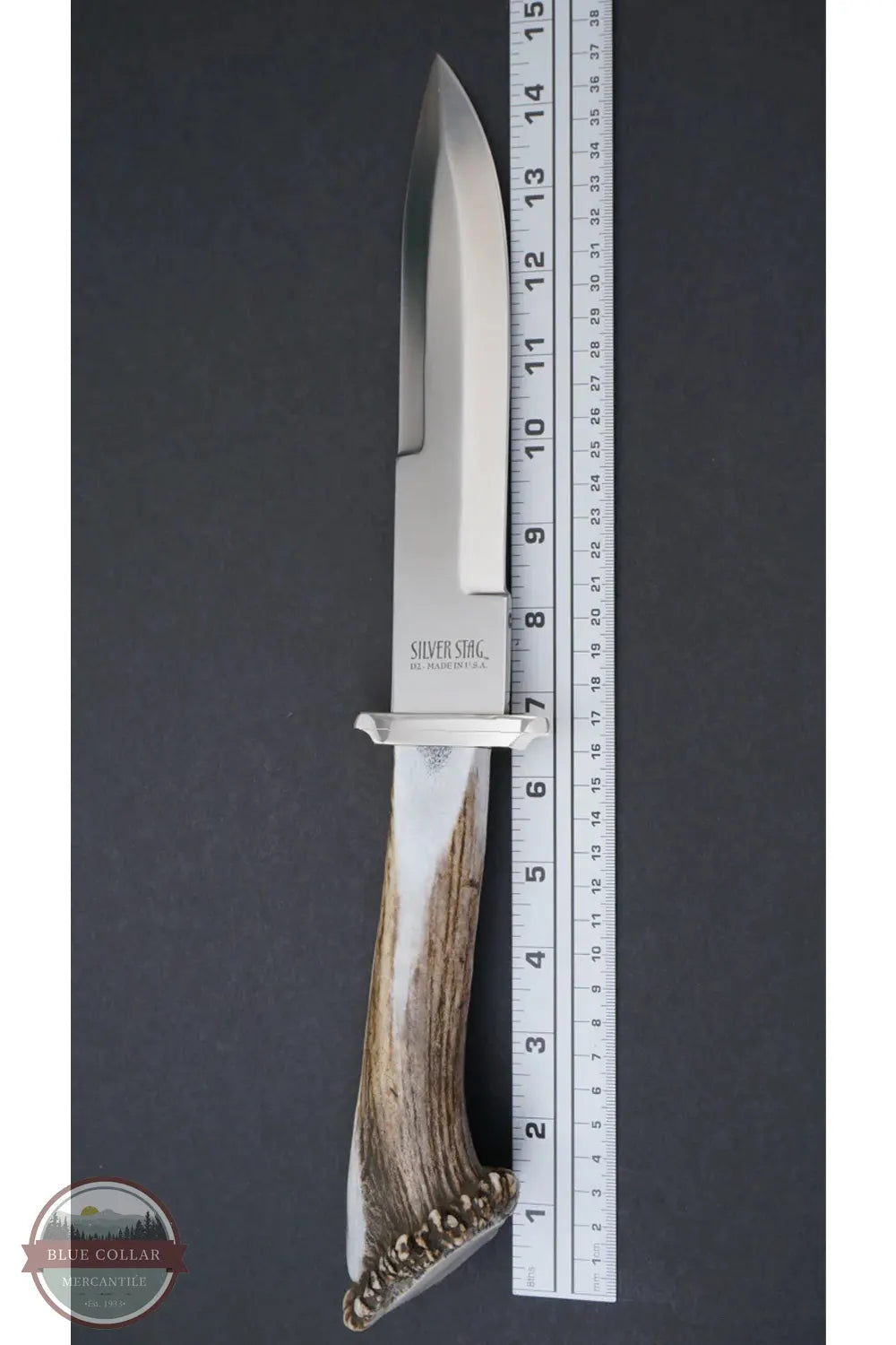 Silver Stag PB8.0 Pacific Bowie Knife ruler