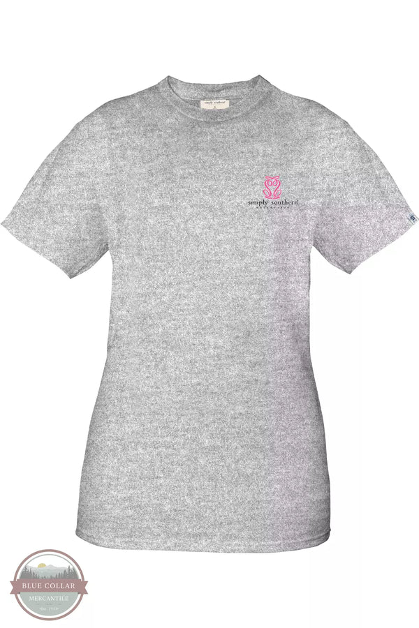 Simply Southern SS-SMALLTOWN-HTHRGRY Prefer Dogs T-Shirt Front View