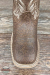Smoky Mountain 3311 Presley Western Boot in Brown Distressed/Vintage Charcoal Toe View