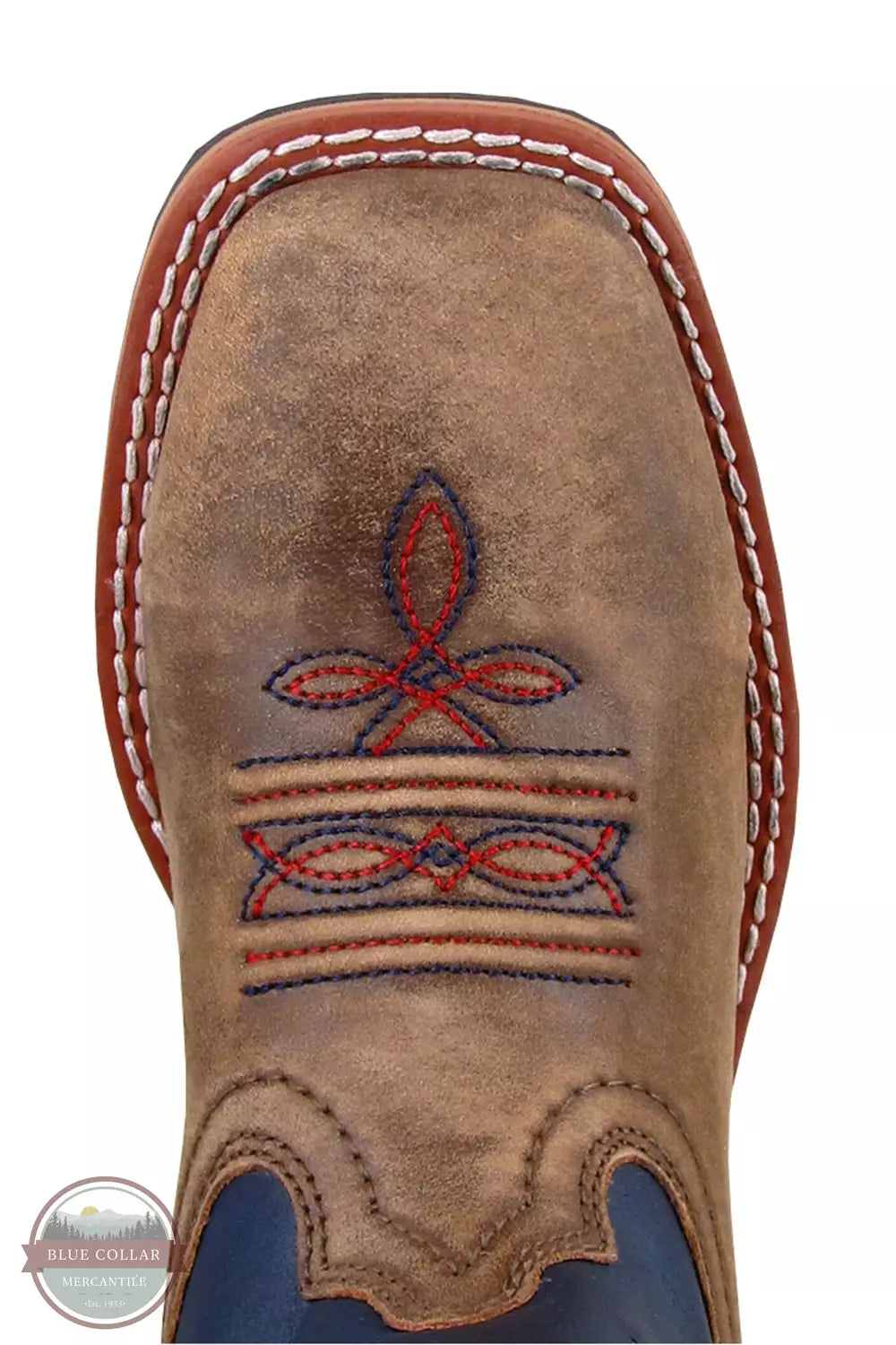 Smoky Mountain 3880C Children's Stars and Stripes Western Boot Toe View